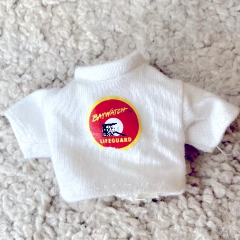 Vintage 90s Barbie Baywatch Crop Top - 1990s Pamela Anderson